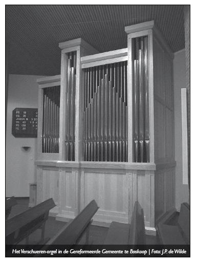 Orgelbouwnieuws: Boskoop, Gereformeerde Gemeente