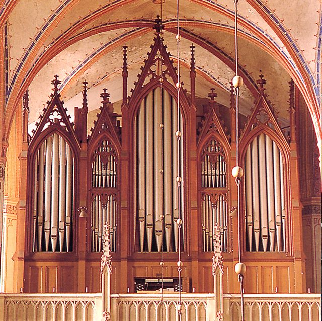 Het Buchholz-orgel in de St.-Nikolai te Stralsund