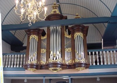 The organ in the Hervormde Kerk at Duurswoude by Jan Jongepier