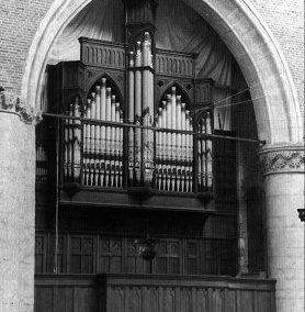 The Hill organ in the Pieterskerk at Leiden