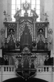 Johann Heinrich Mundt and the organ in the Church of the Virgin Mary
before the Tyn at Prague by Peter van Dijk