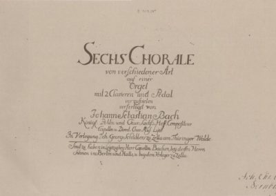 ‘Sechs Choräle von verschiedener Art’ – Deel 1: Datering en muzikaal bouwplan