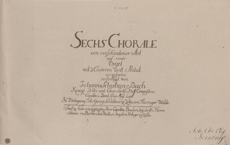 ‘Sechs Choräle von verschiedener Art’ – Deel 1: Datering en muzikaal bouwplan