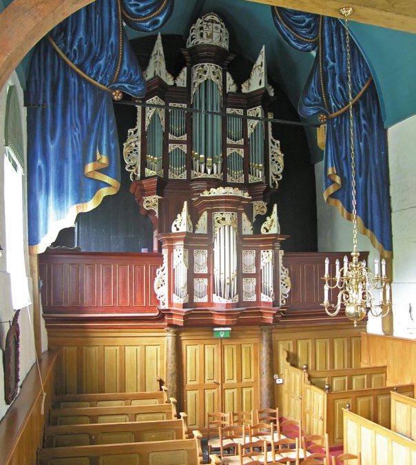 Het orgel in de St.-Margaretakerk te Boksum
