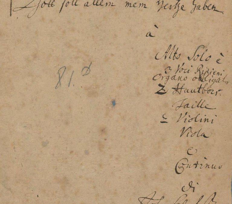 Het orgel in het vocale, liturgische oeuvre van Johann Sebastian Bach (II – slot)