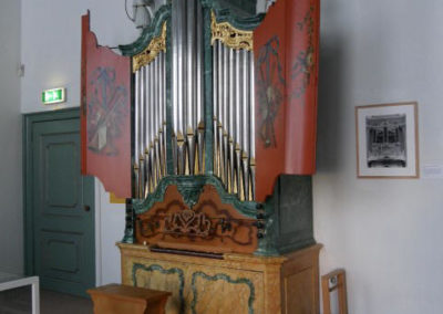 Het orgel uit Gapinge in het Nationaal Orgelmuseum te Elburg