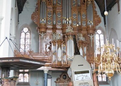 Geluidsbelasting van de organist