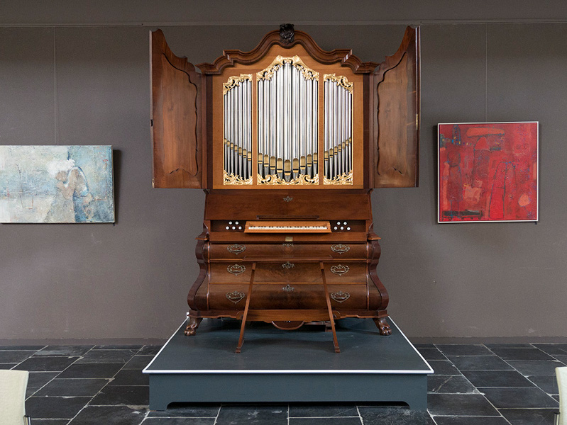 Two restored jewels: the house organs in Kasteel Amerongen and the Grote Kerk in ‘s-Hertogenbosch by Sietze de Vries