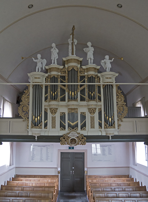 The Verhofstadt organ in the Dorpskerk in IJsselmuiden by Peter van Dijk