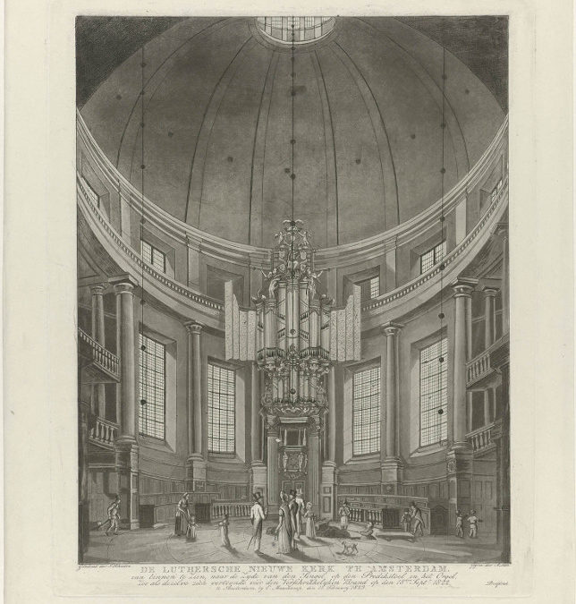 Het Hoornbeeck-orgel in de Nieuwe Lutherse Kerk te Amsterdam
