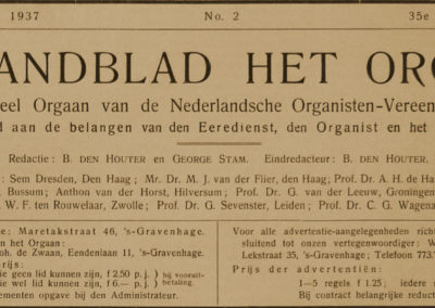 Orgelgebruik in de protestantse kerkdienst tussen 1886 en 1938. Deel 6 (slot): De betekenis van (orgel)muziek in de liturgie