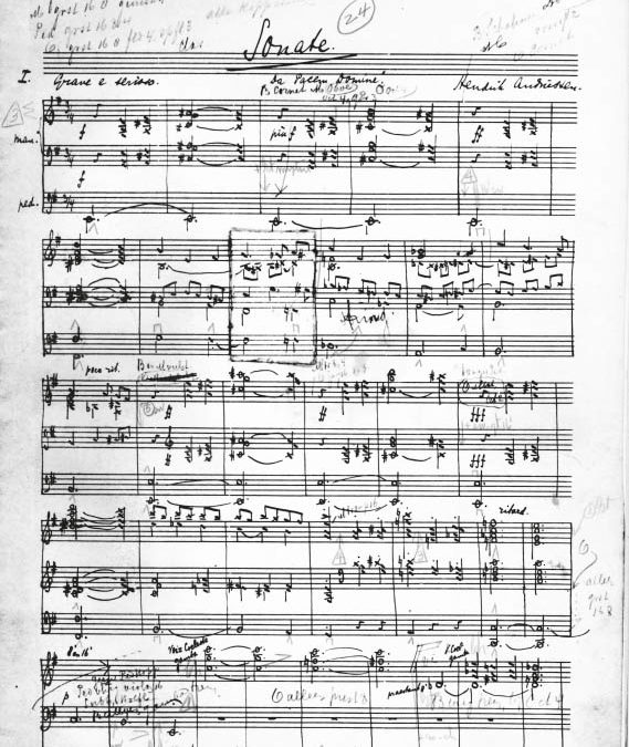 De zoektocht naar de Sonate ‘Da pacem, Domine’ van Hendrik Andriessen